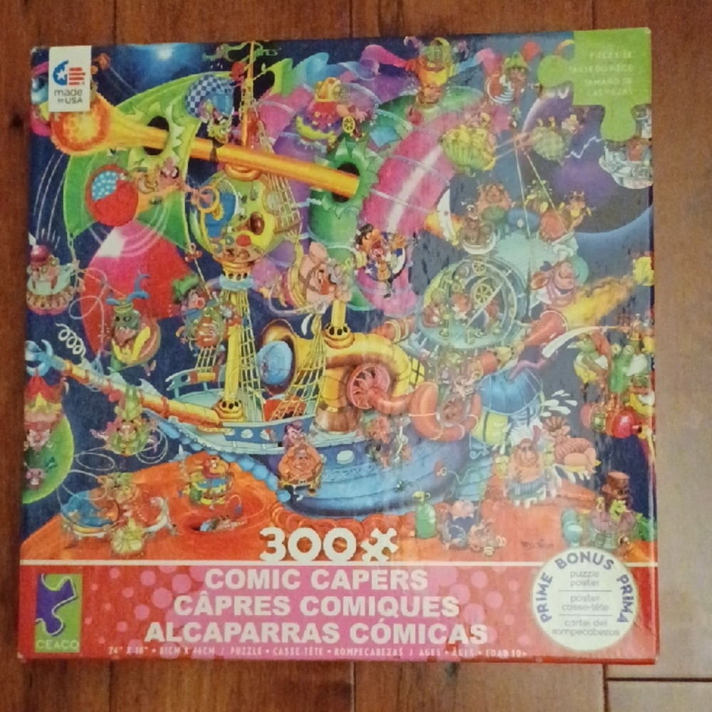 🧩Comic Capers 300 Piece Puzzle